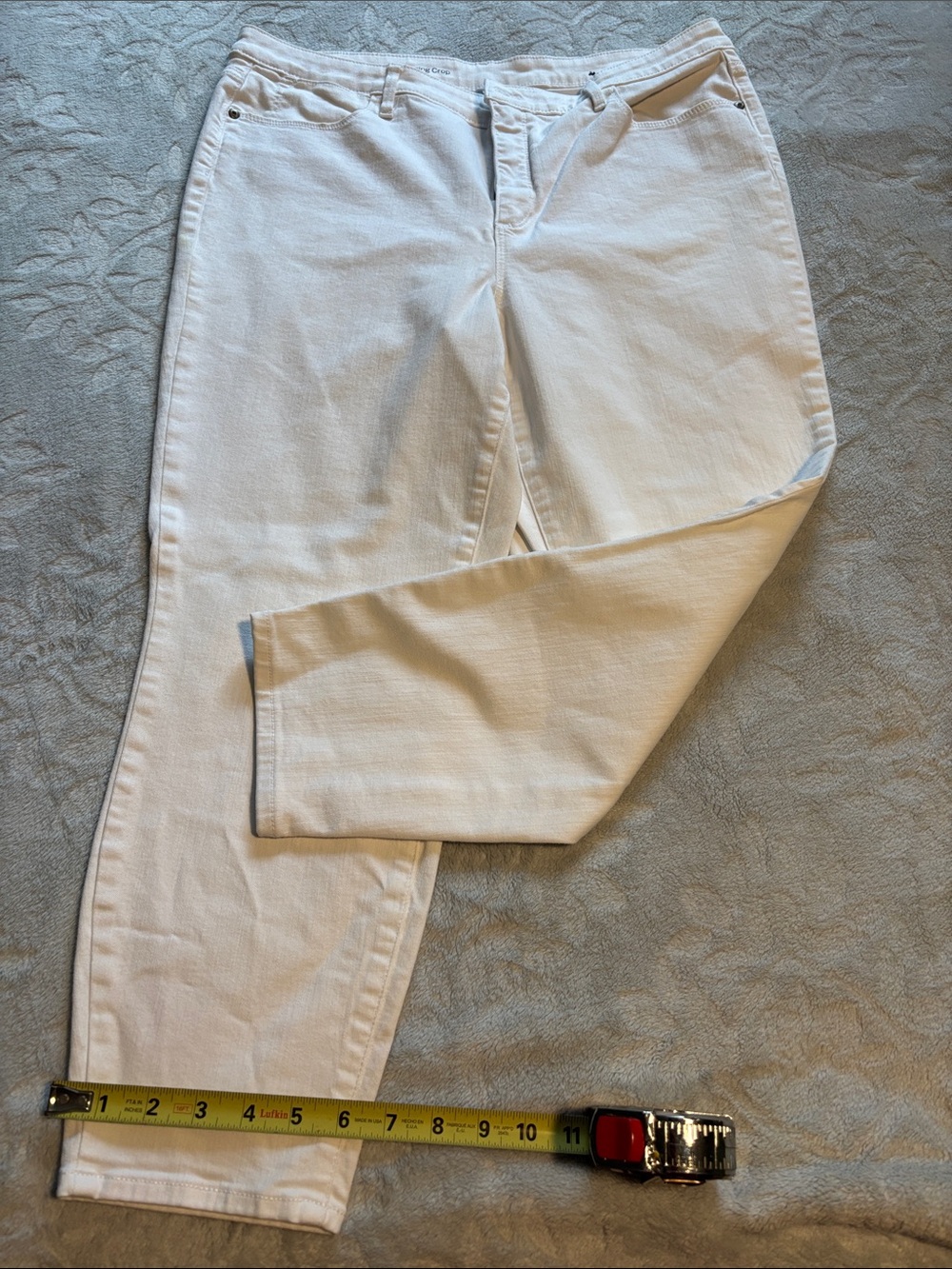 Talbots Flawless White Women’s High Waist Jegging Crop
